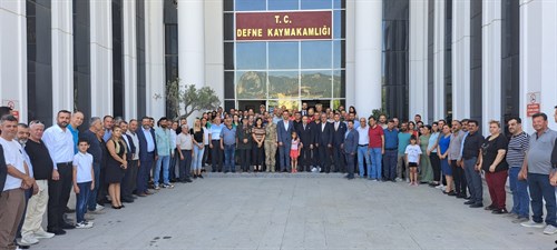 Kaymakam Mesut ÇOBAN' Defne İlçesine Veda Etti